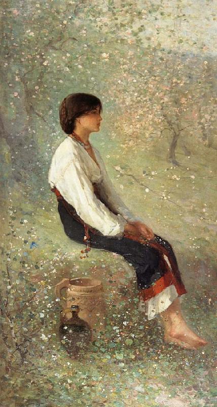 Nicolae Grigorescu Spring France oil painting art